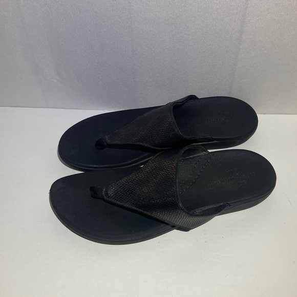 Clarks cloudsteppers brio vibe snake pattern sandals - Picture 3 of 5